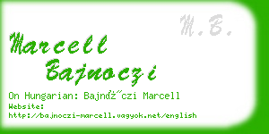 marcell bajnoczi business card